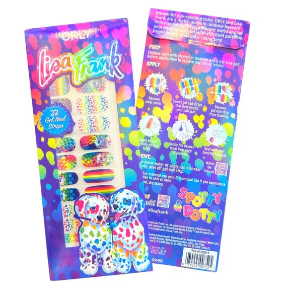 ORLY x Lisa Frank Gel Nail Wraps - Spotty & Dotty - Forrest - Zoomer & Zorbit - Picture 2 of 11